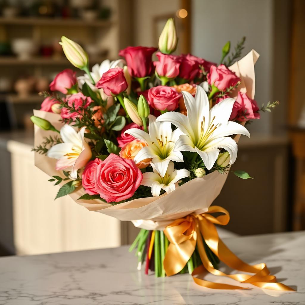 Signature Rose & Lily Bouquet